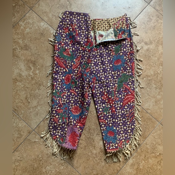 Antonio Berardi Printed Straight Leg Pants | size Small - Picture 3 of 7